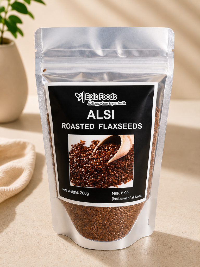 Epic Foods Alsi Roasted Flax Seeds 200g pouch